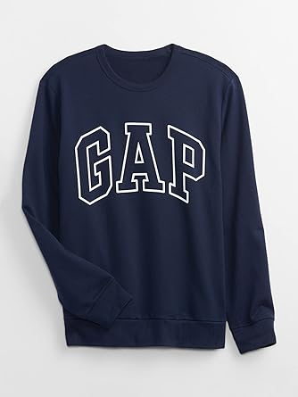 GAP Men's Logo Fleece Crew Sweatshirt