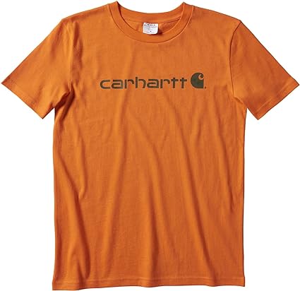 Carhartt Kid's CA6156 Short Sleeve Logo Tee - Boys