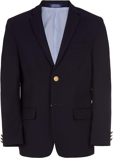 IZOD Boys' Brass Button Blazer Jacket