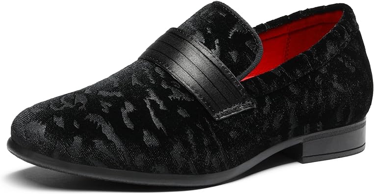 Bruno Marc Boy's Dress Formal Tuxedo Shoes Slip-on Loafers