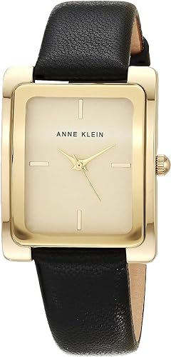 Women's Leather Strap Watch by Anne Klein