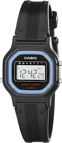 Casio Women's Vintage LA11WB-1 Sport Black Resin Band Watch