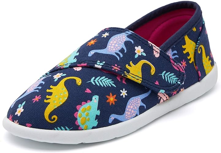 K KomForme Toddler Girls Sneakers Slip On Moccasins Casual Shoes for Toddler/Little Kid/Big Kid