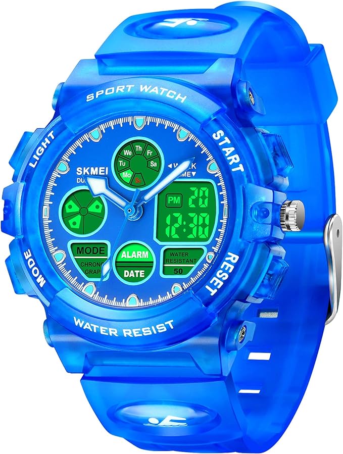 cofuo Kids Watches for Boys Girls, Multi Function Waterproof Outdoor Sports Digital Learning Wrist Watch Birthday Gifts for Children Age 3+Yrs