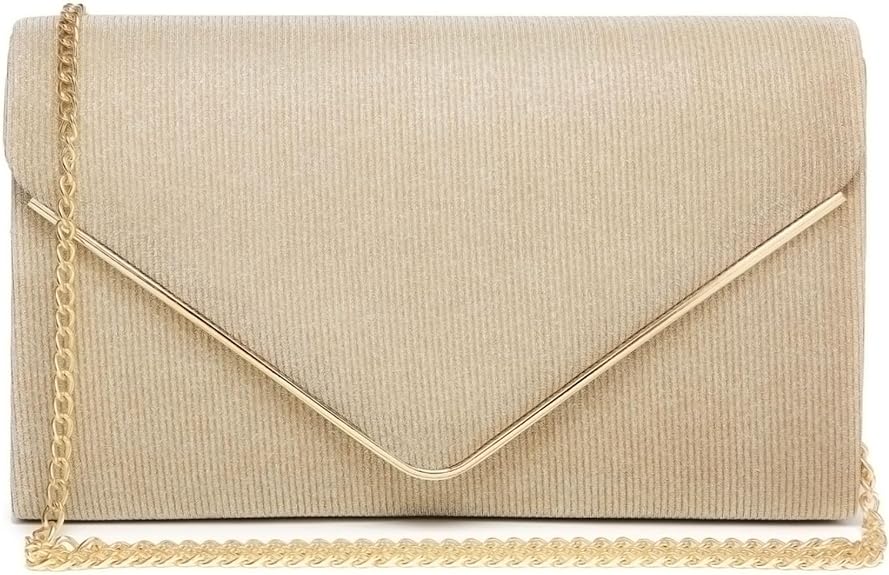 Dasein Women Glistening Clutches Handbags Evening Bags Wedding Purses Cocktail Prom Party Clutches