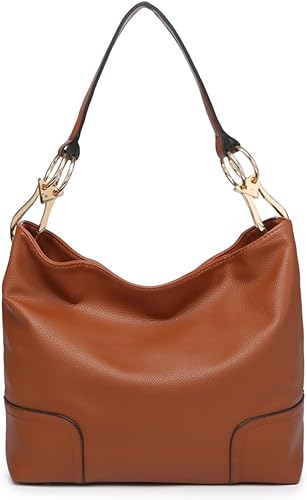 Dasein Hobo Purses for Women Soft PU Leather Handbags Slouchy Hobo Bags Shoulder Bag Top Handle Tote