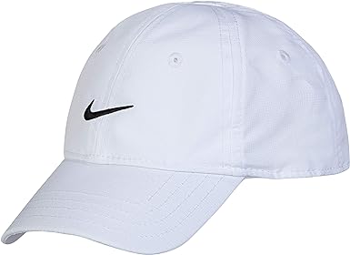 NIKE Children's Apparel Kids' Little Classic Ripstop Basball Hat, White, O/S